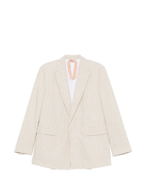 Nº21 blazer con solapas de pico