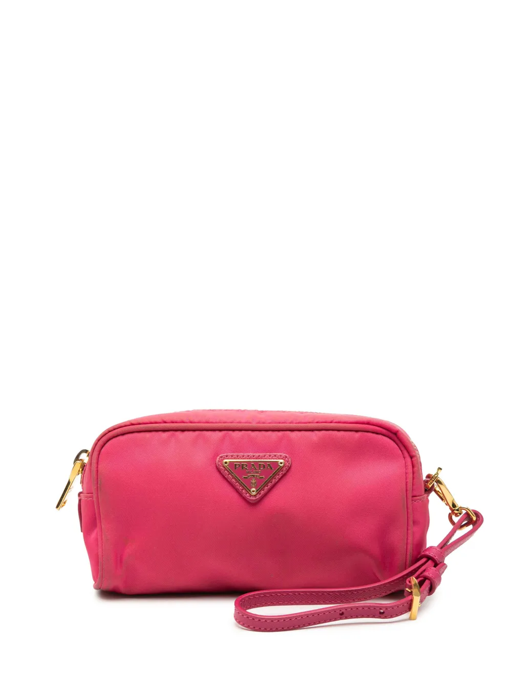 Prada Pre-Owned 2013-2026 Tessuto Wristlet pouch - Rosa