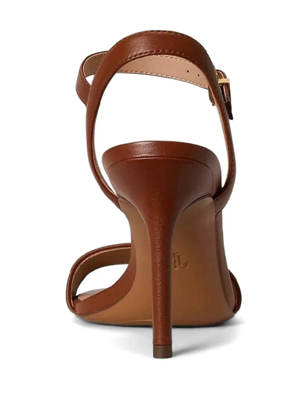 Lauren Ralph Lauren Gwen buckle-fastening leather sandals Beige