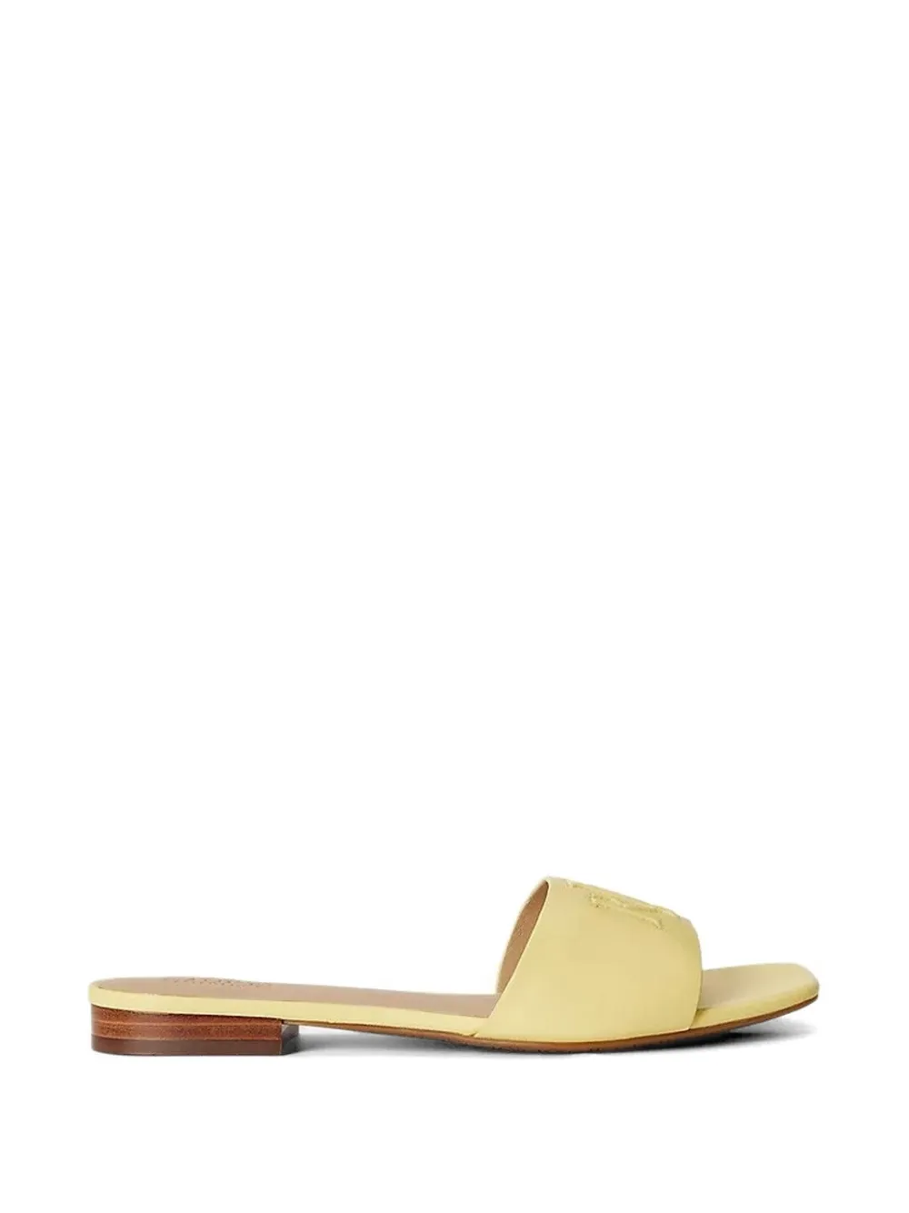 Lauren Ralph Lauren Everley nappa-leather sandals Geel
