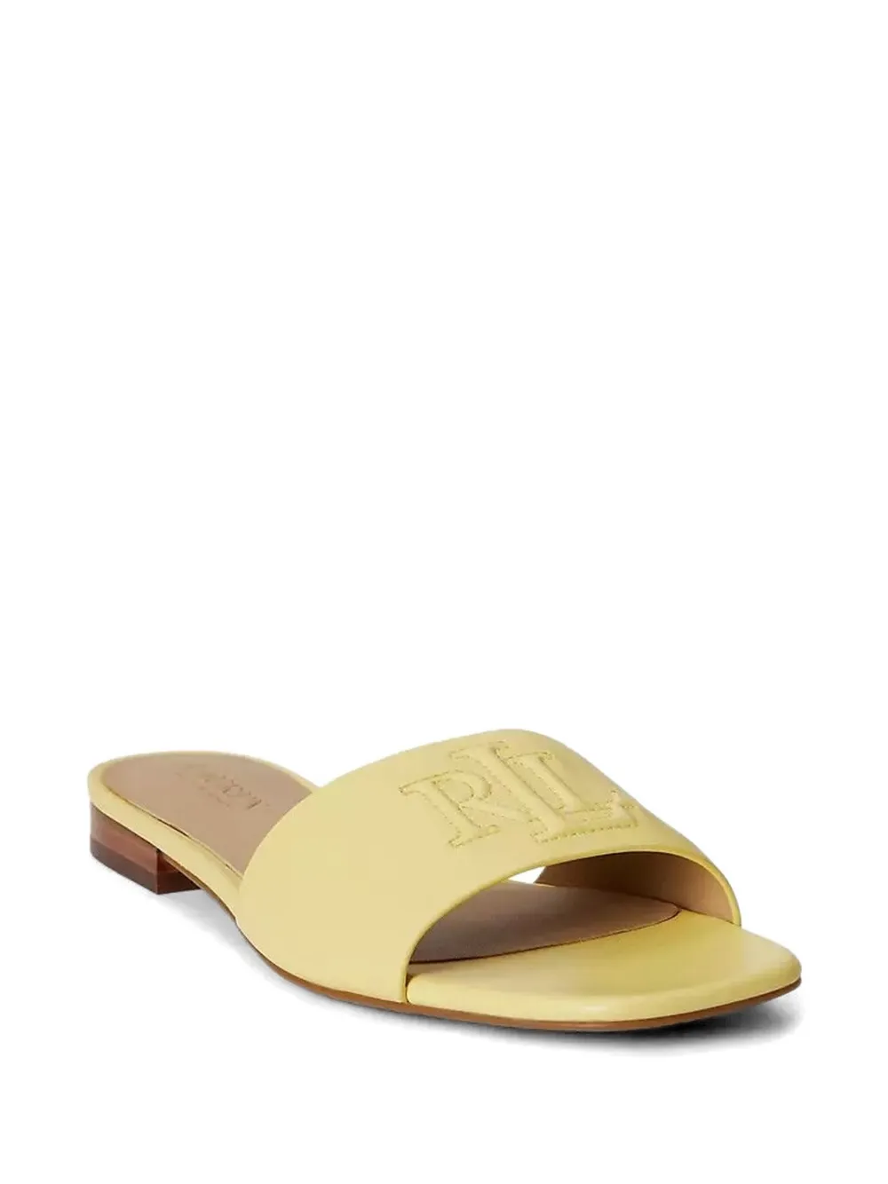 Lauren Ralph Lauren Everley nappa-leather sandals Geel