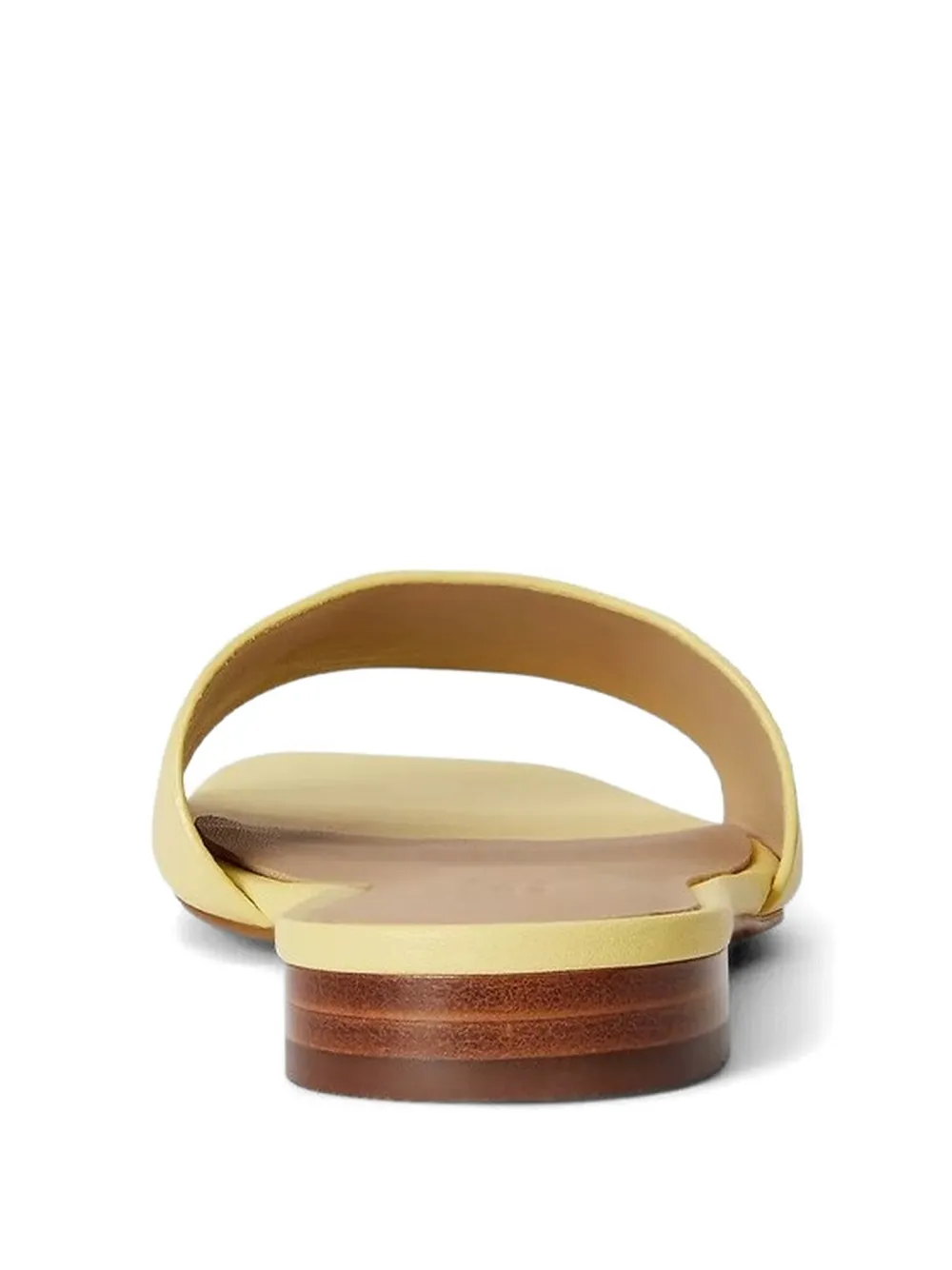 Lauren Ralph Lauren Everley nappa-leather sandals Geel