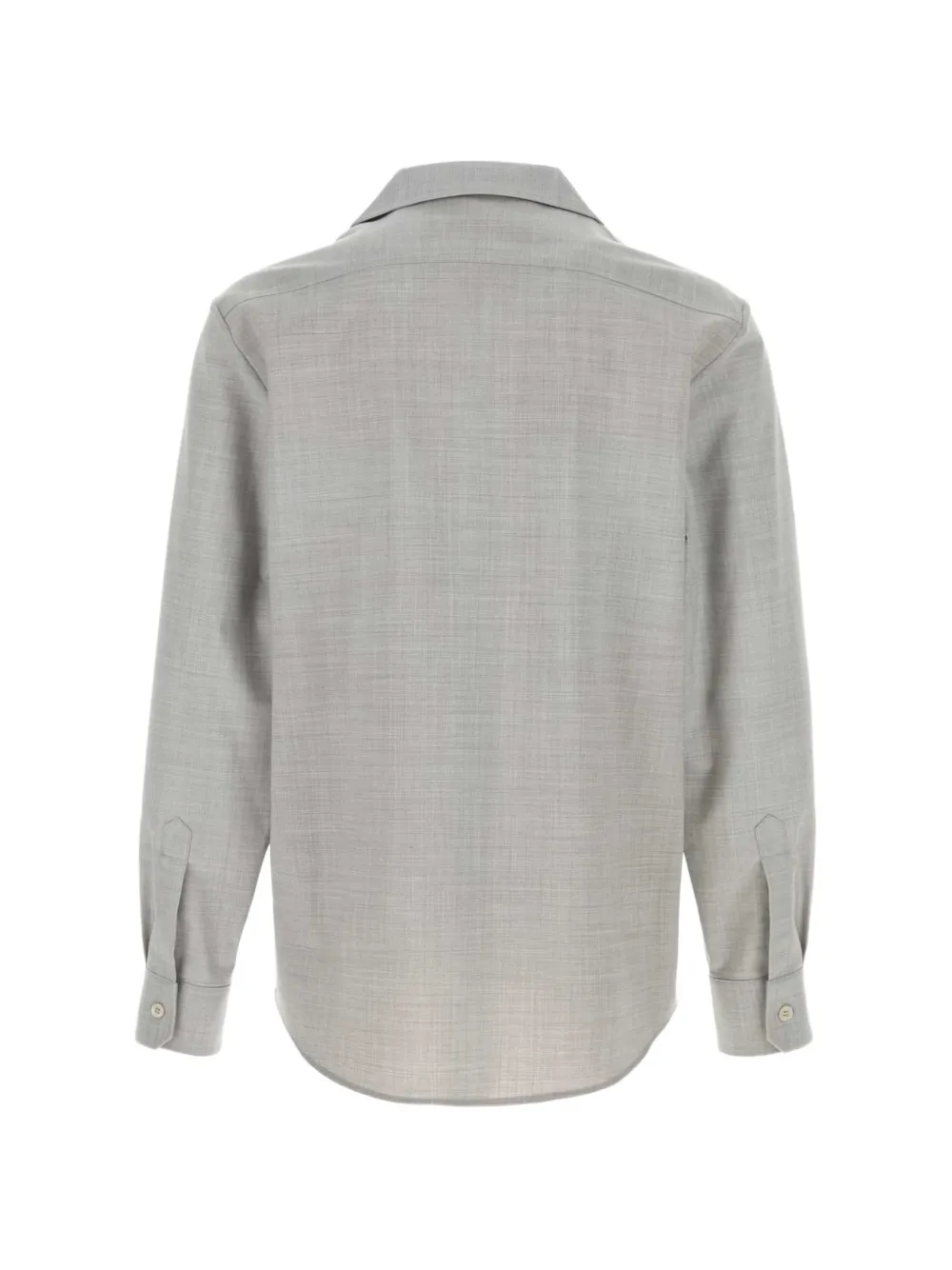 MM6 Maison Margiela Overhemd met vlakken en lange mouwen Grijs
