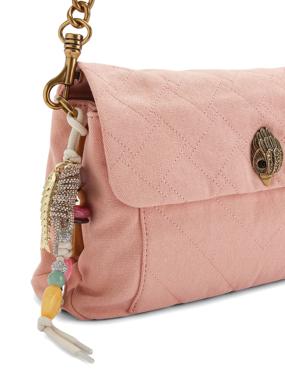 Kurt Geiger London Celia gewatteerde schoudertas Roze