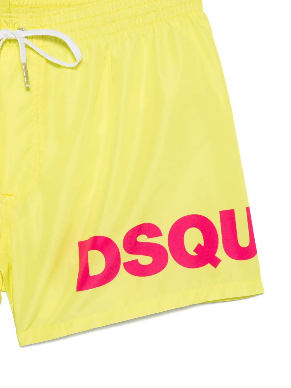  Dsquared2 Logo-print Swim Shorts - Jaune 