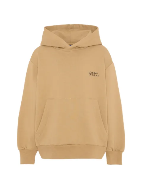 COUNTY OF MILAN Cross-print hoodie