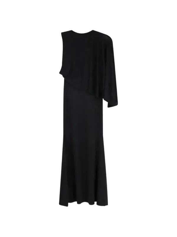 asymmetric draped maxi dress Anaisa Asymmetric Neckline Draped Maxi Dress Light Pink