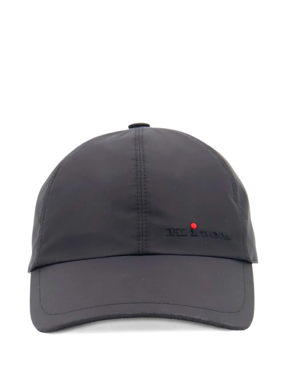 Kiton logo-embroidered baseball cap - Nero