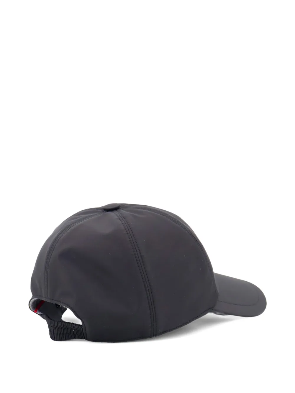 Kiton Honkbalpet met geborduurd logo Zwart