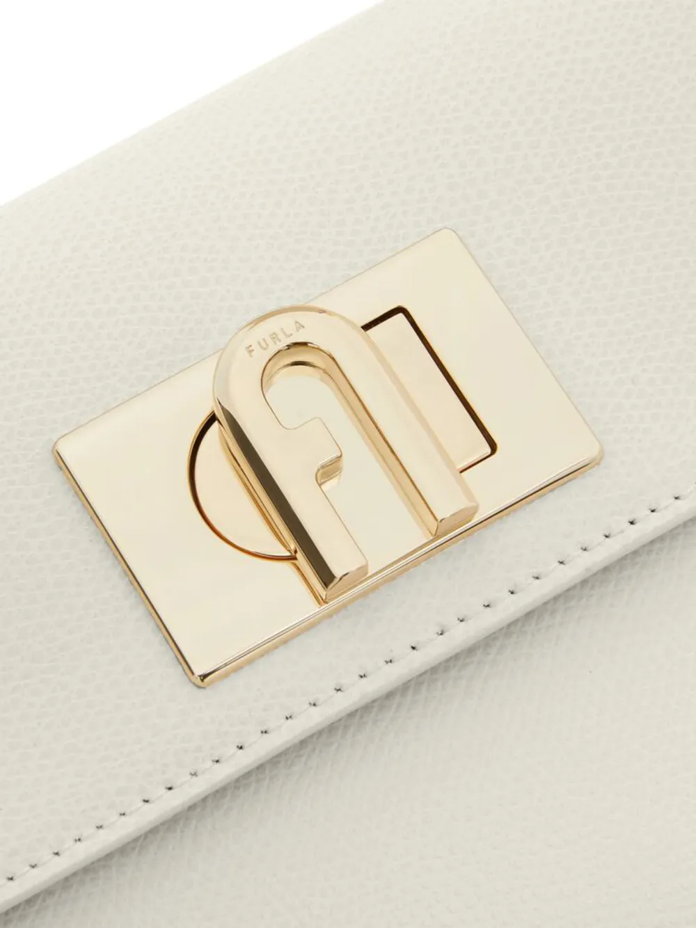 Furla Kleine 1927 leren shopper Beige