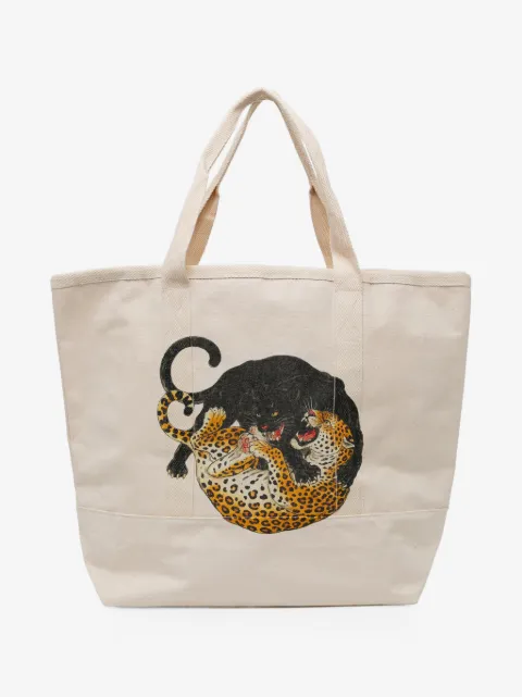 Melt graphic-print tote bag