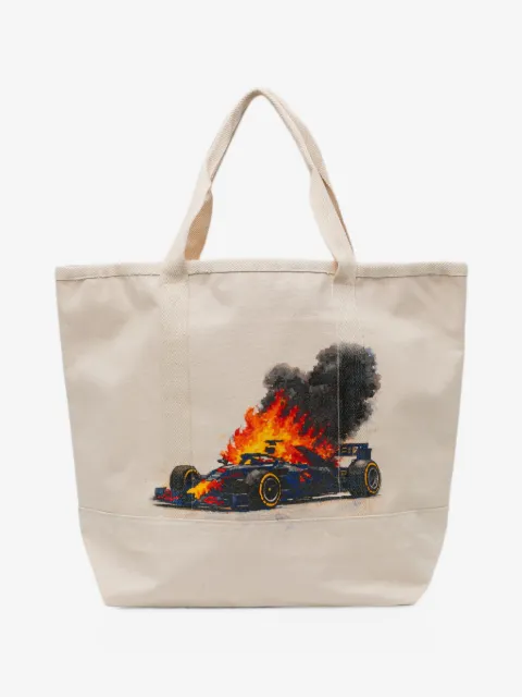 Melt graphic-print tote bag
