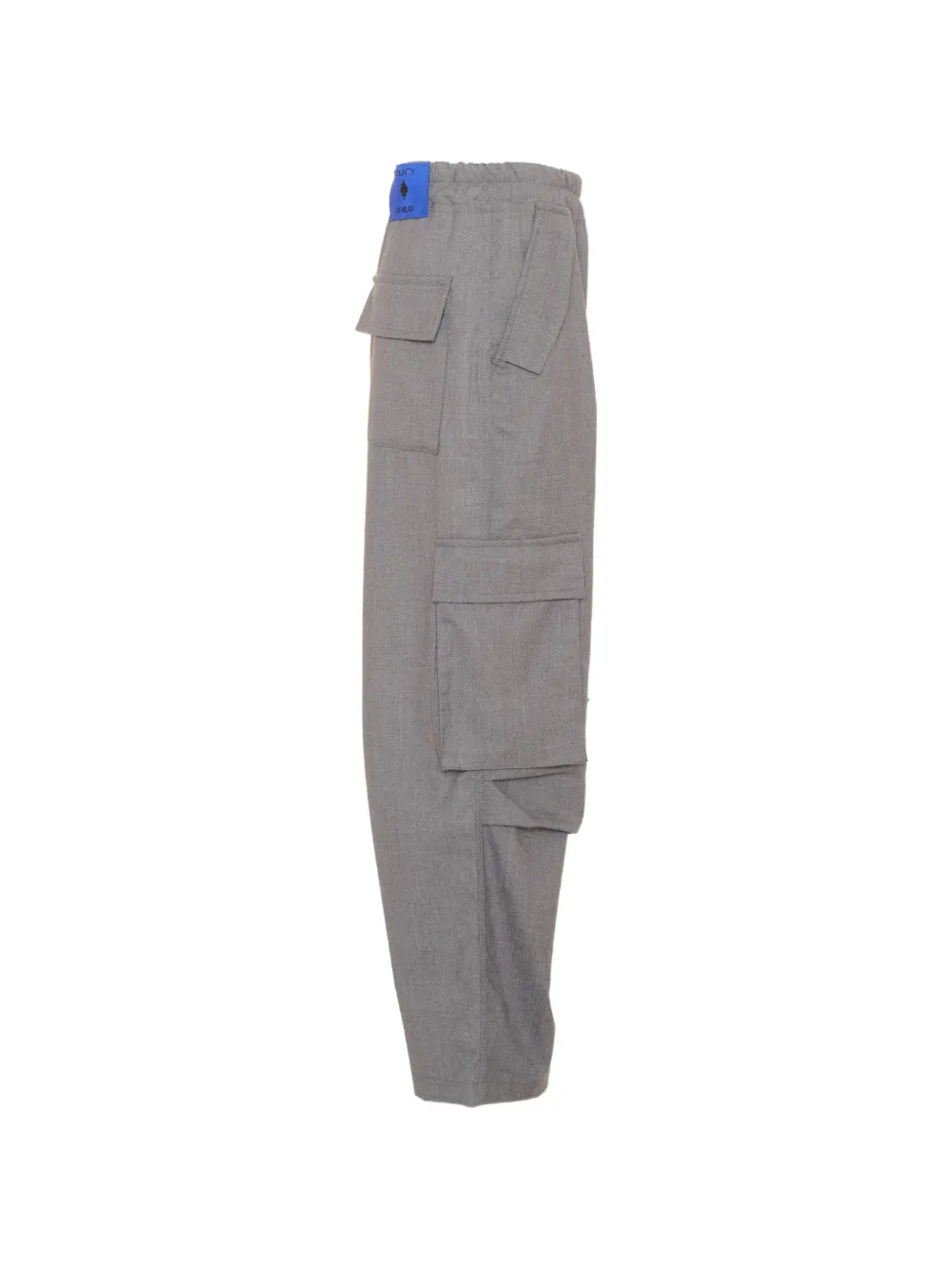 COUNTY OF MILAN KIDS Broek met logopatch Grijs