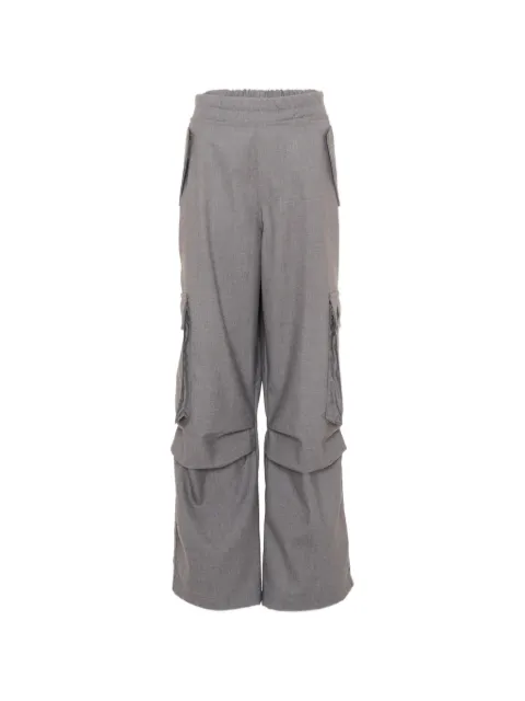 COUNTY OF MILAN pantalones cargo con parche del logo