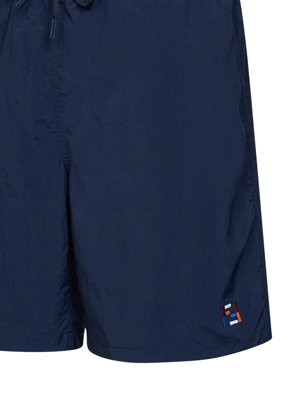 FENDI FF Selleria zwembroek met logo Blauw