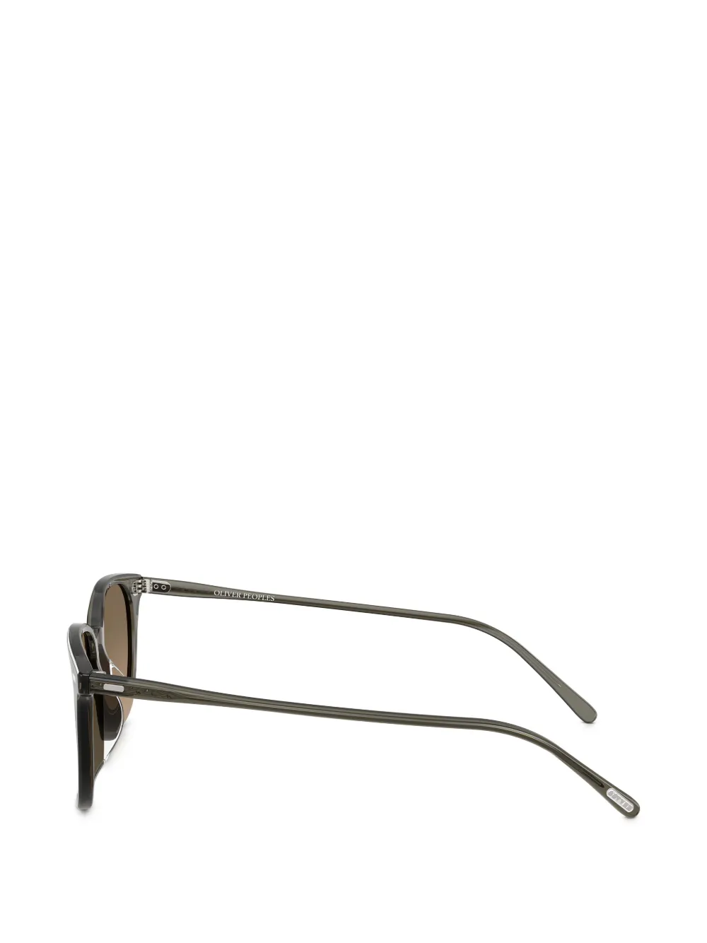 Oliver Peoples Laedin zonnebril met vierkant montuur Grijs