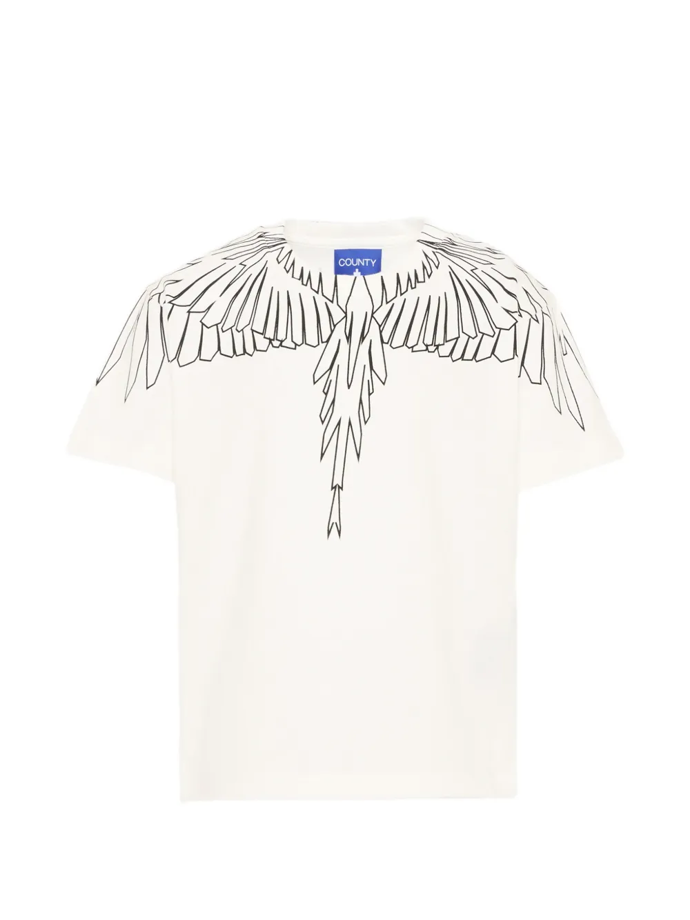 COUNTY OF MILAN Wings-print T-shirt - Toni neutri