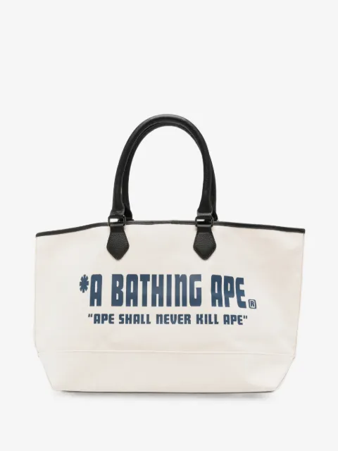 A BATHING APE® Handtasche mit Logo-Print