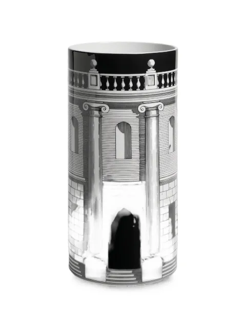Fornasetti architectural-print umbrella stand
