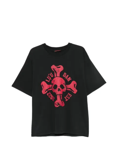 LỰU ĐẠN Concert skull-print T-shirt