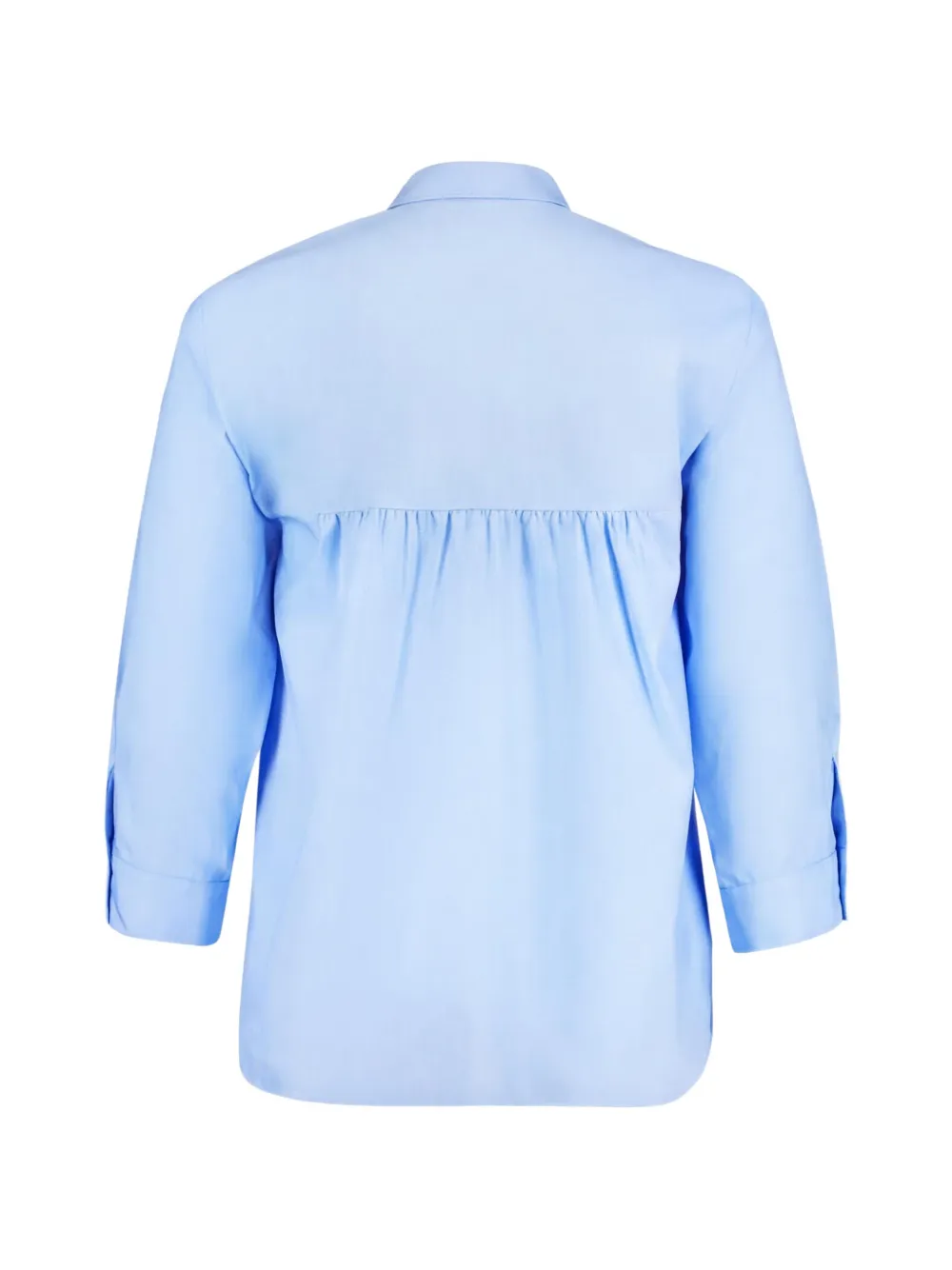 Betty Barclay gathered-back classic-collar shirt Blauw