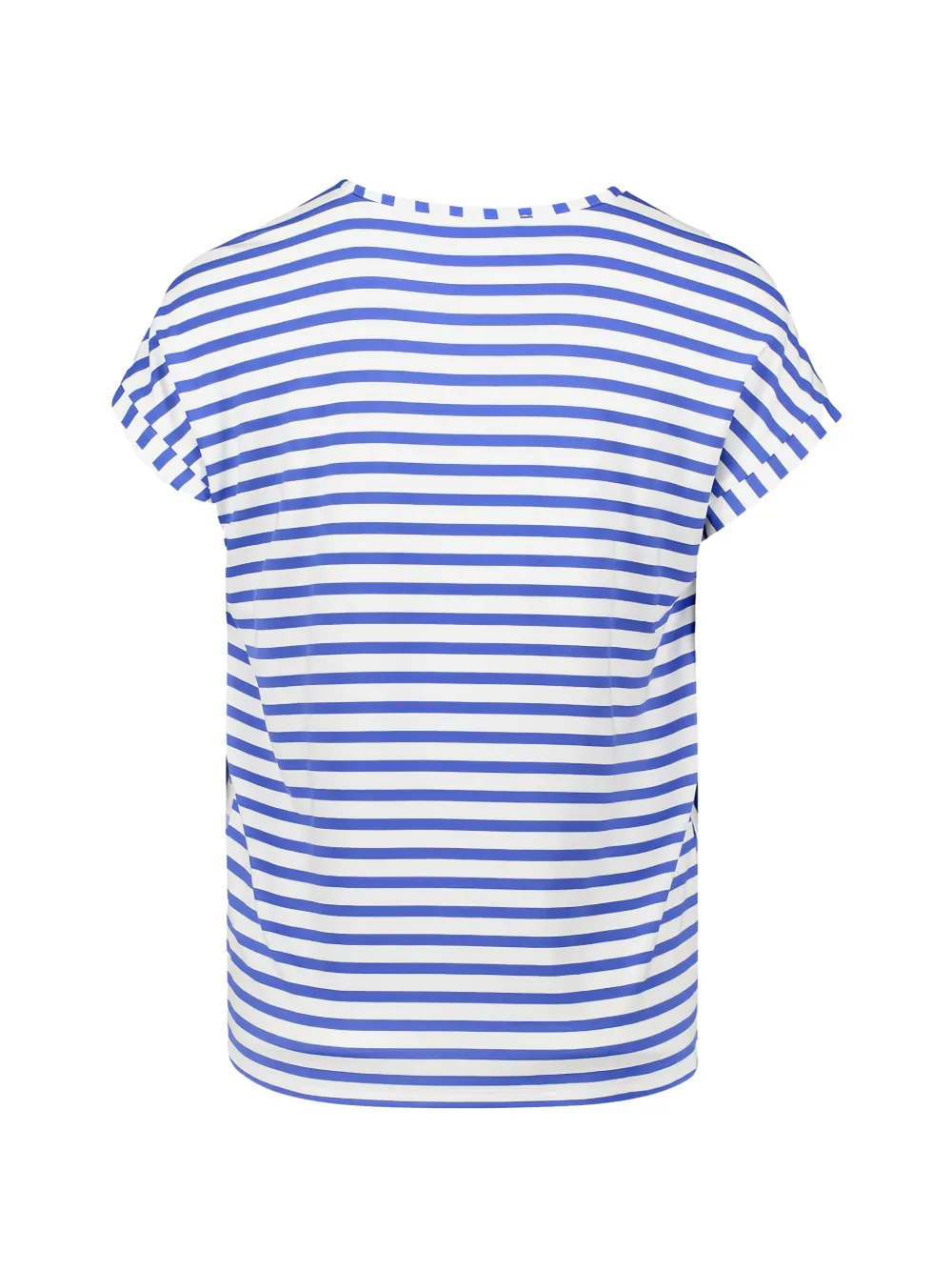 Betty Barclay Top met bloemenprint en gestreepte afwerking Blauw