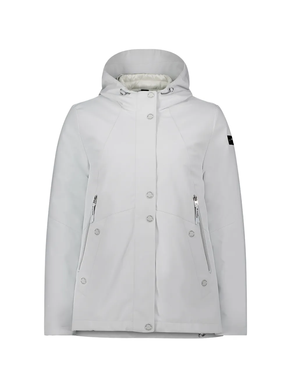 Betty Barclay hooded zip-fastening jacket - Grau