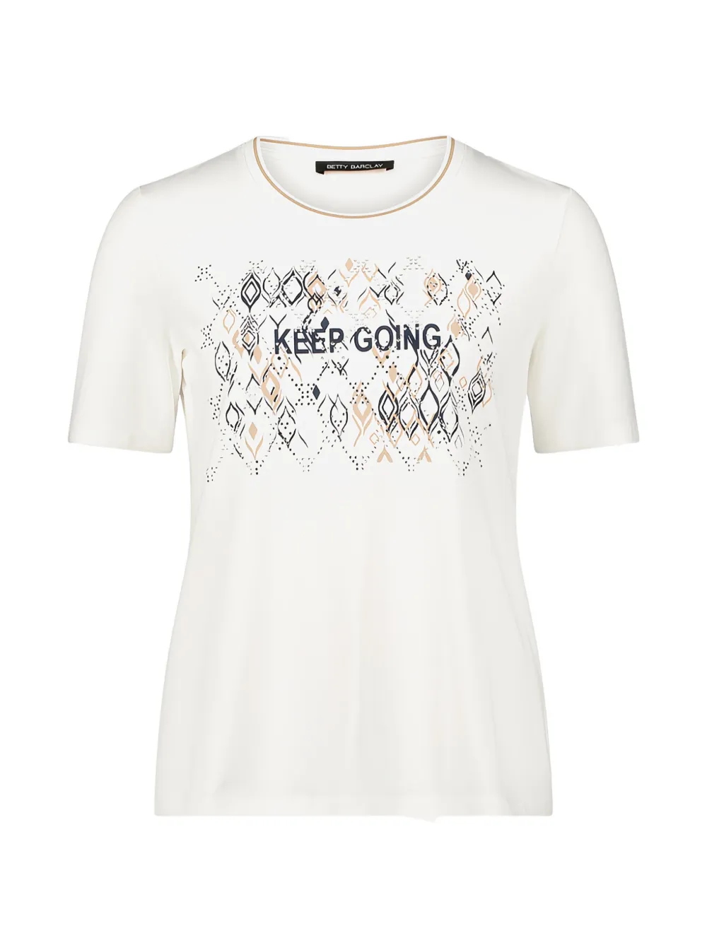 Betty Barclay T-shirt con grafica - Toni neutri