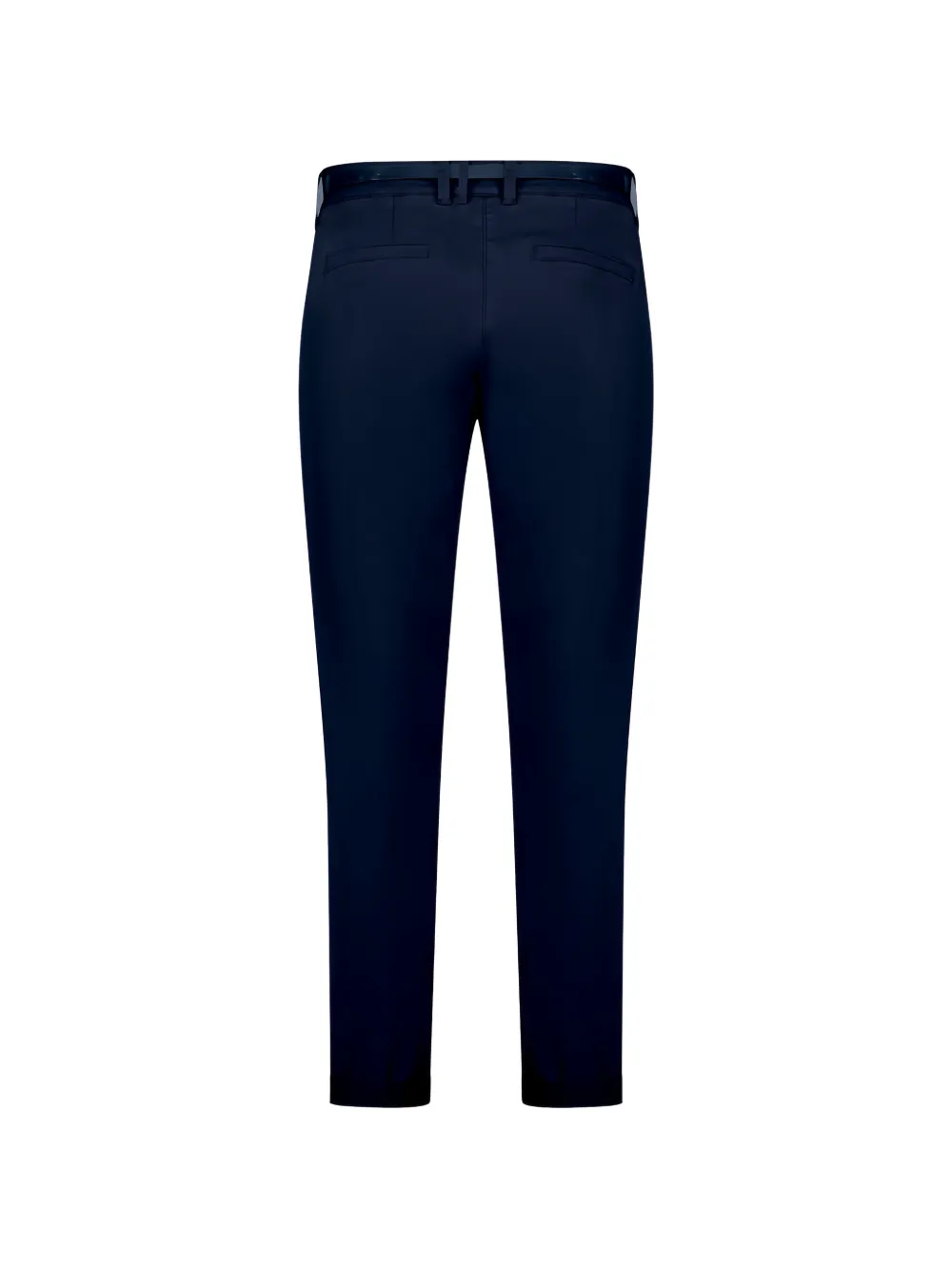 Betty Barclay Broek met ceintuur en omgeslagen pijpen Blauw
