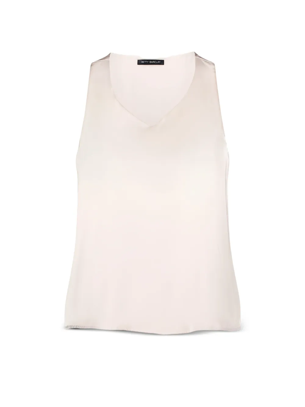 Betty Barclay layered satin-finish blouse - Toni neutri