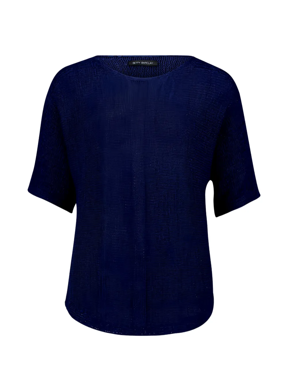 Betty Barclay fine-knit short-sleeve top - Blu