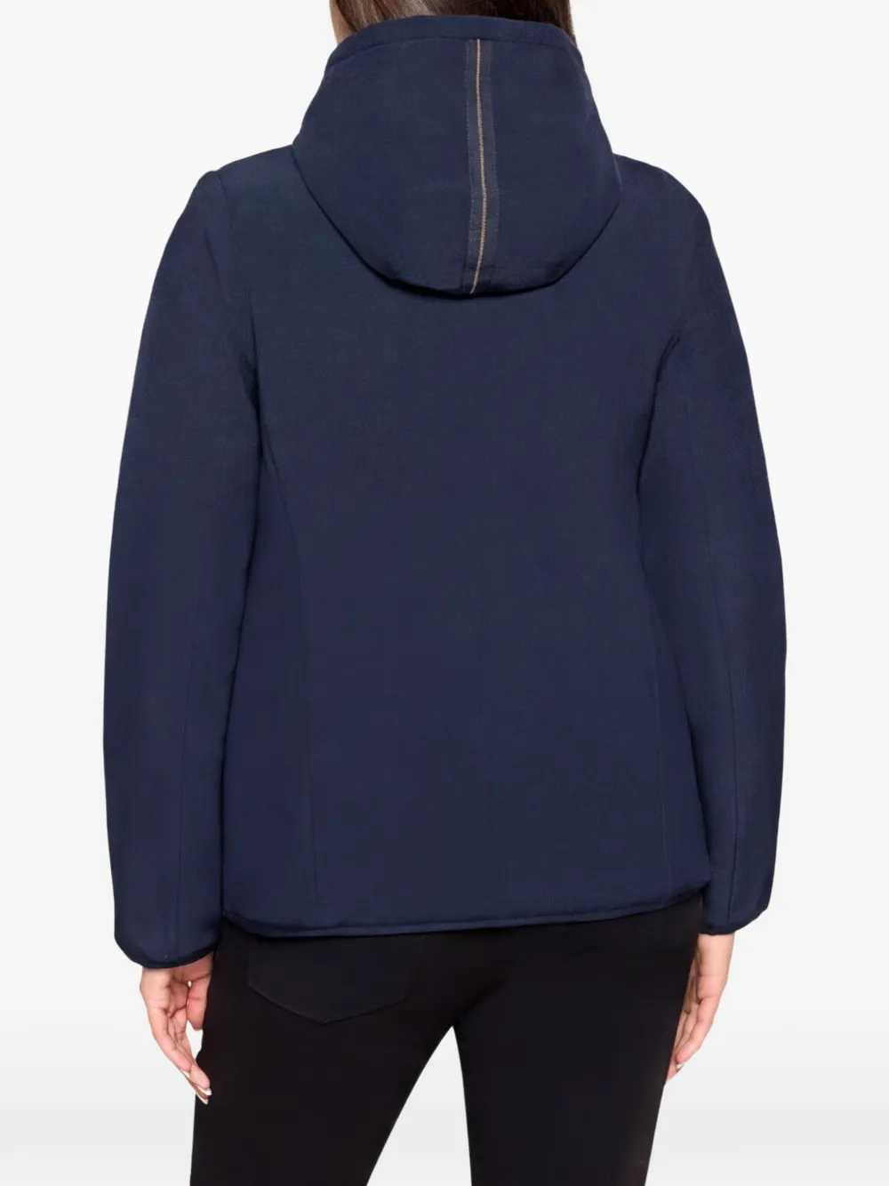 Betty Barclay hooded zip-up jacket Blauw