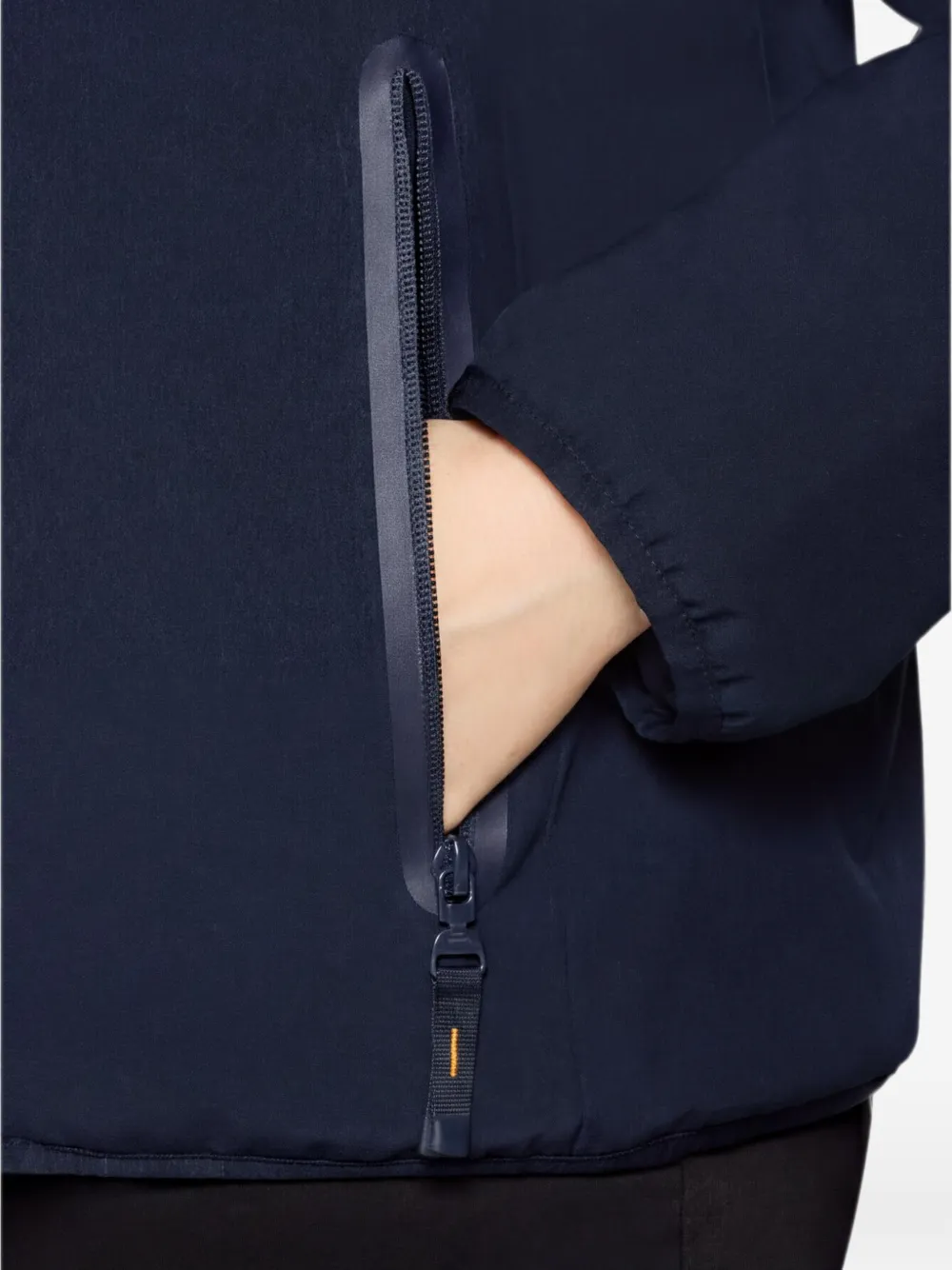 Betty Barclay hooded zip-up jacket Blauw