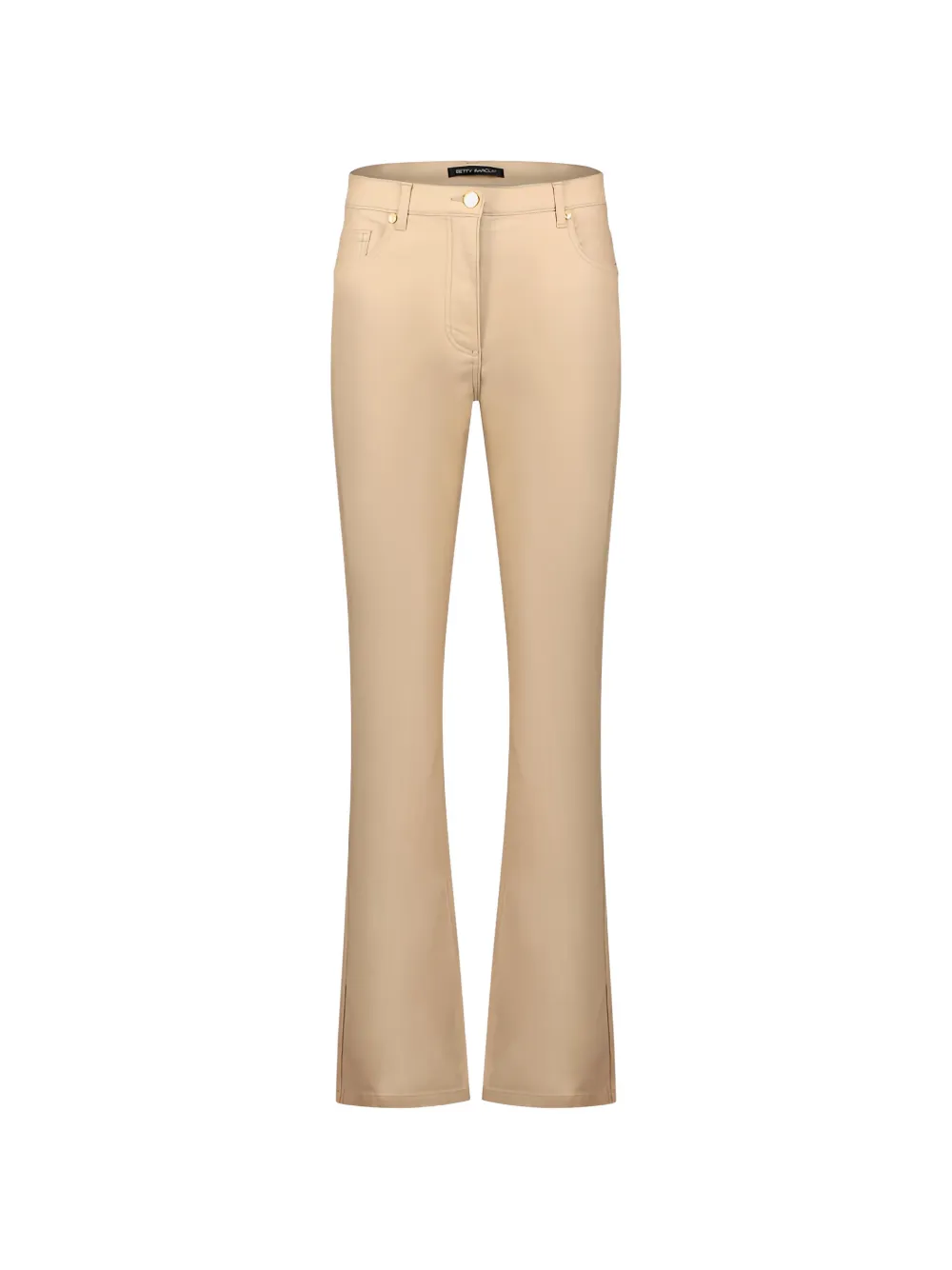 Betty Barclay mid-rise flared trousers - Nude