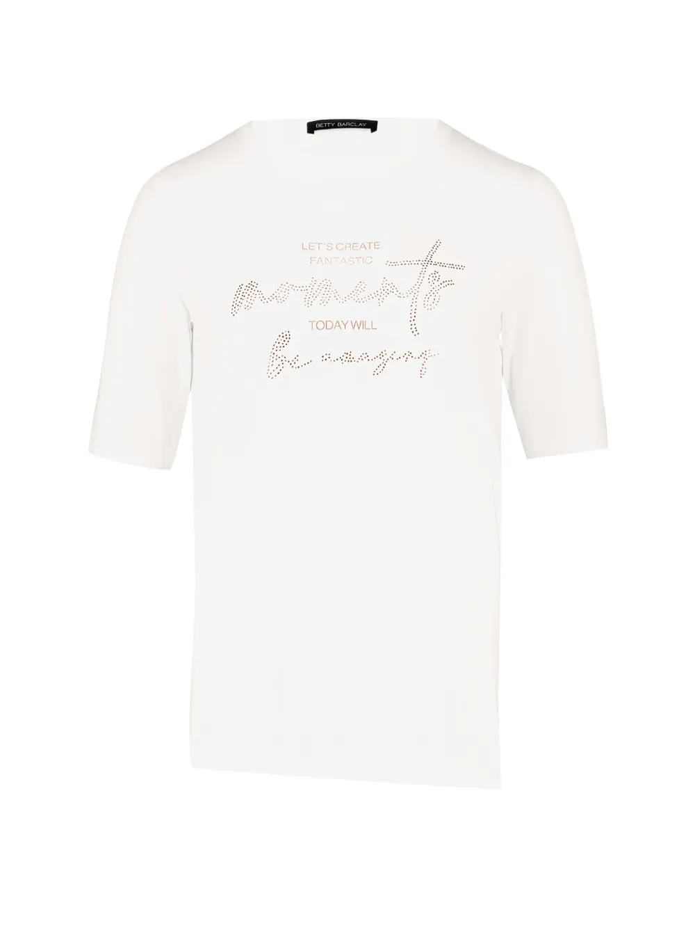 Betty Barclay T-shirt con strass - Toni neutri