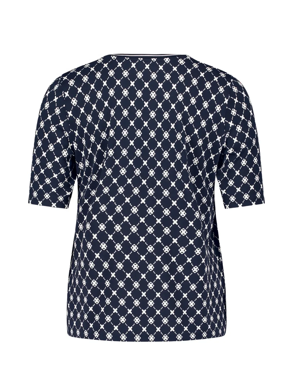 Betty Barclay T-shirt met geometrische print Blauw