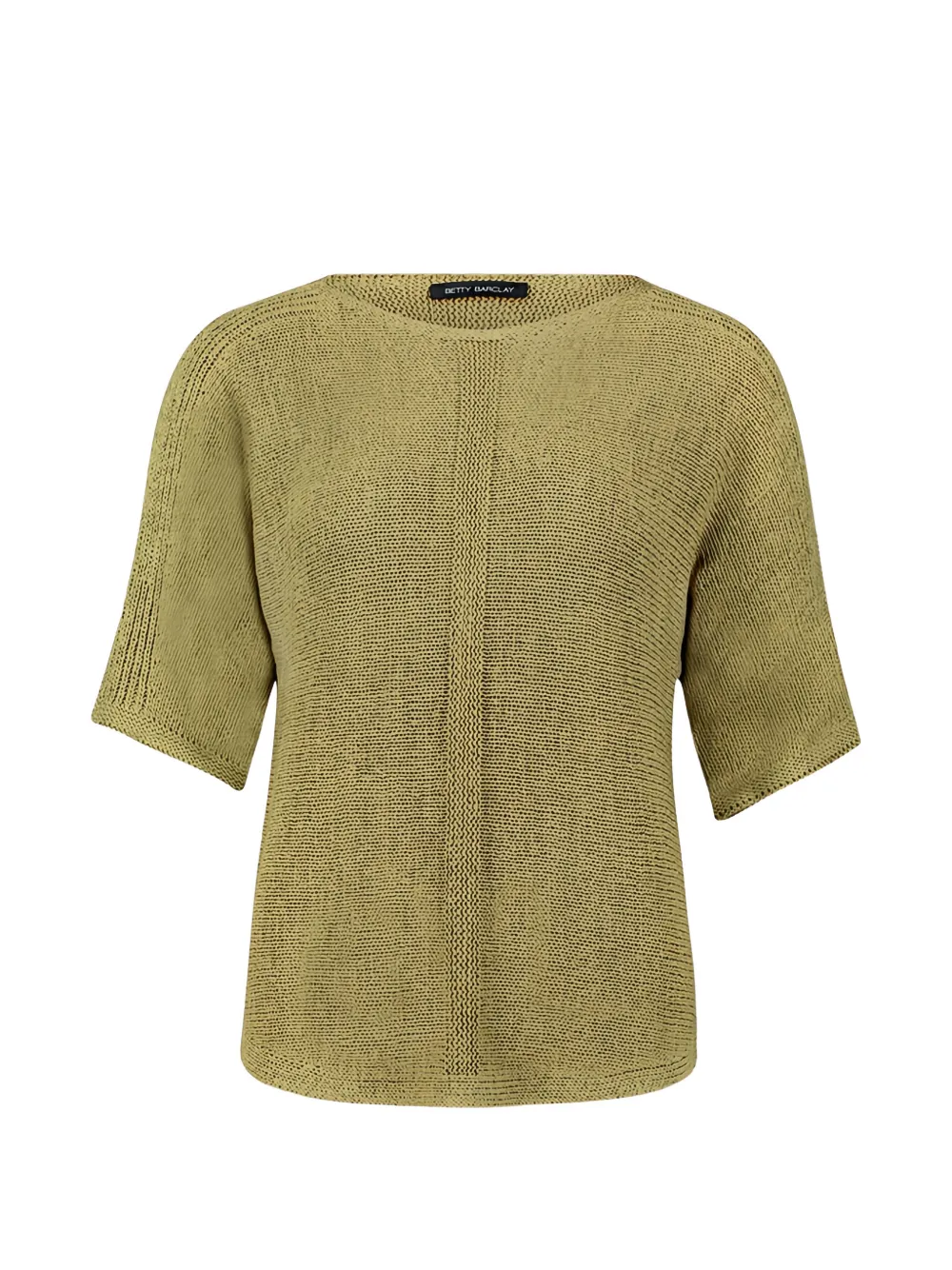Betty Barclay fine-knit short-sleeve top - Verde