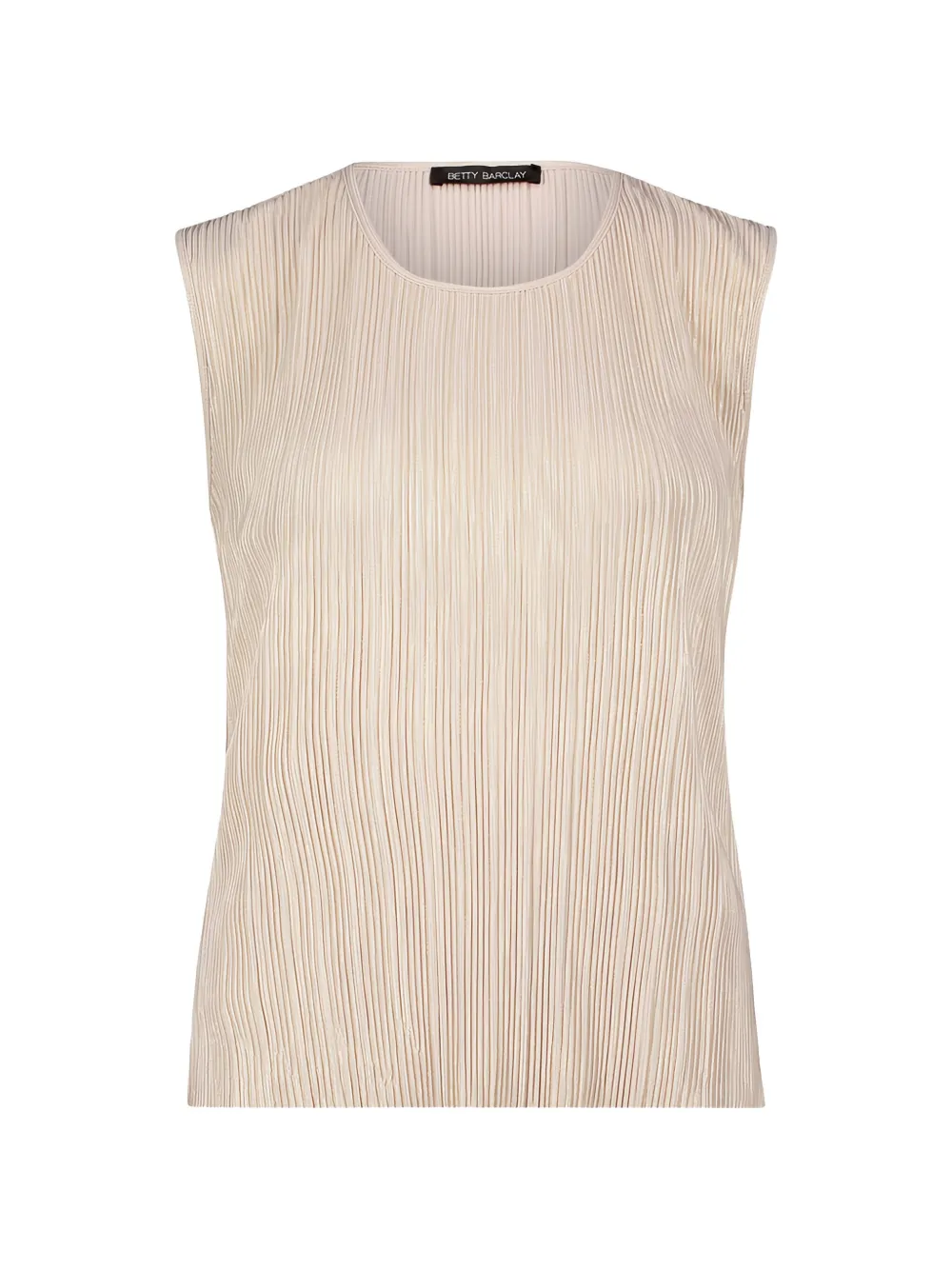Betty Barclay plissé-effect metallic top - Toni neutri