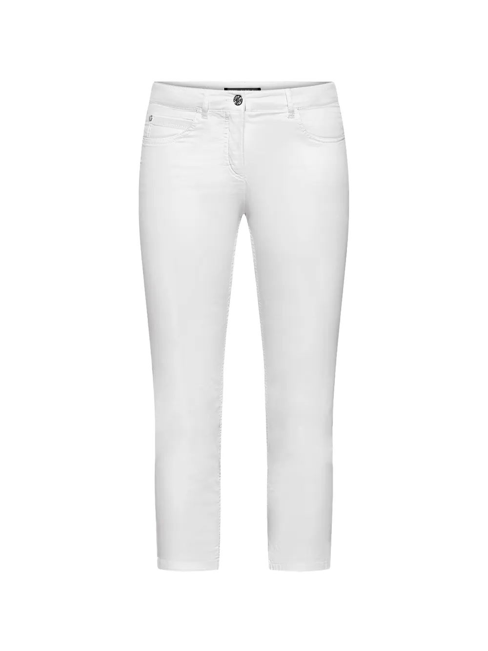 Betty Barclay cropped slim-fit trousers - Bianco