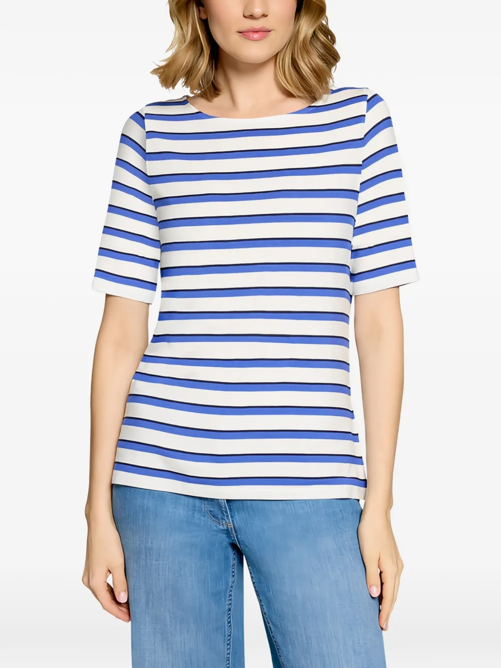 Betty Barclay Gestreept T-shirt Wit