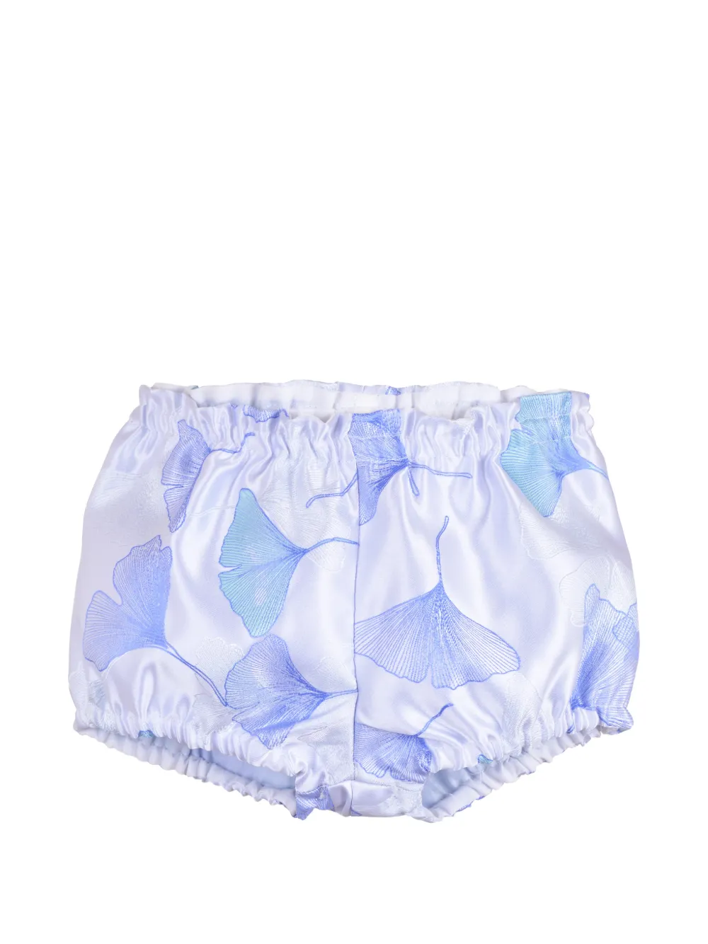 Hucklebones London Vergulde shiftjurkset met strik Wit