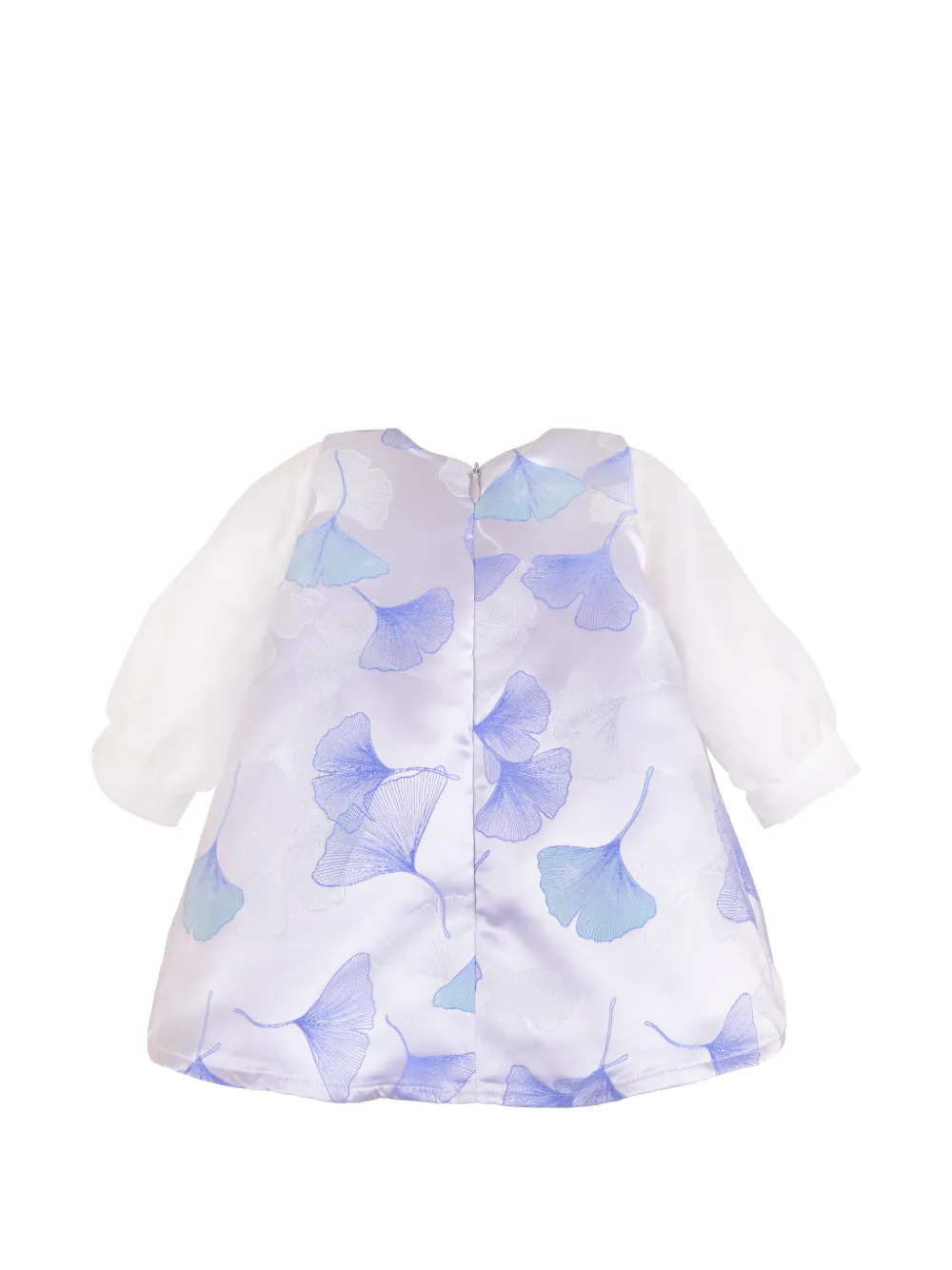 Hucklebones London Vergulde shiftjurkset met strik Wit