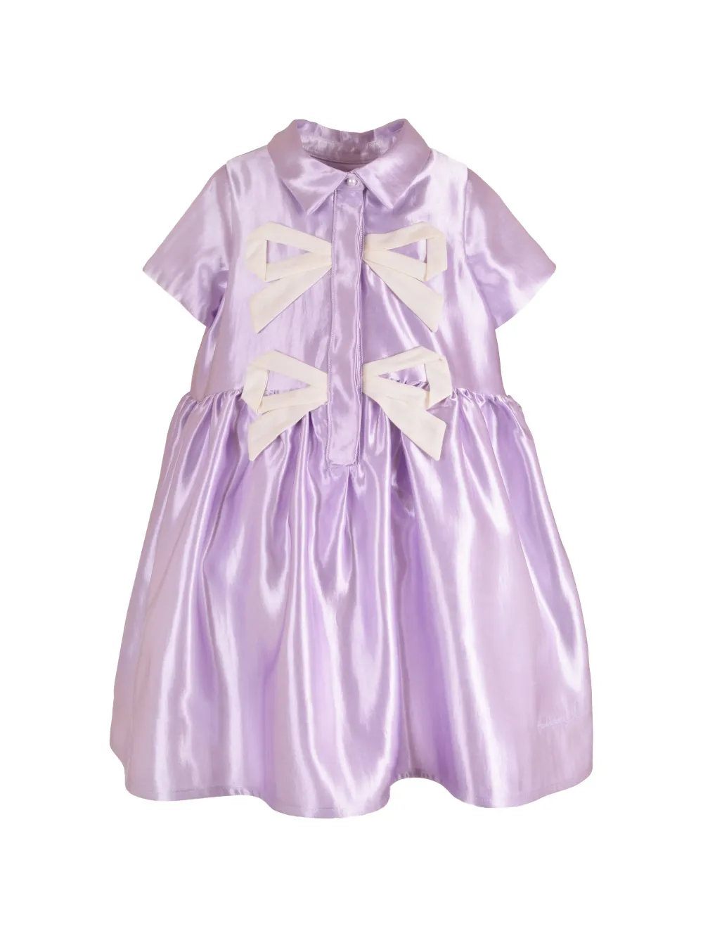 Hucklebones London bow-embellished shirt dress - Viola