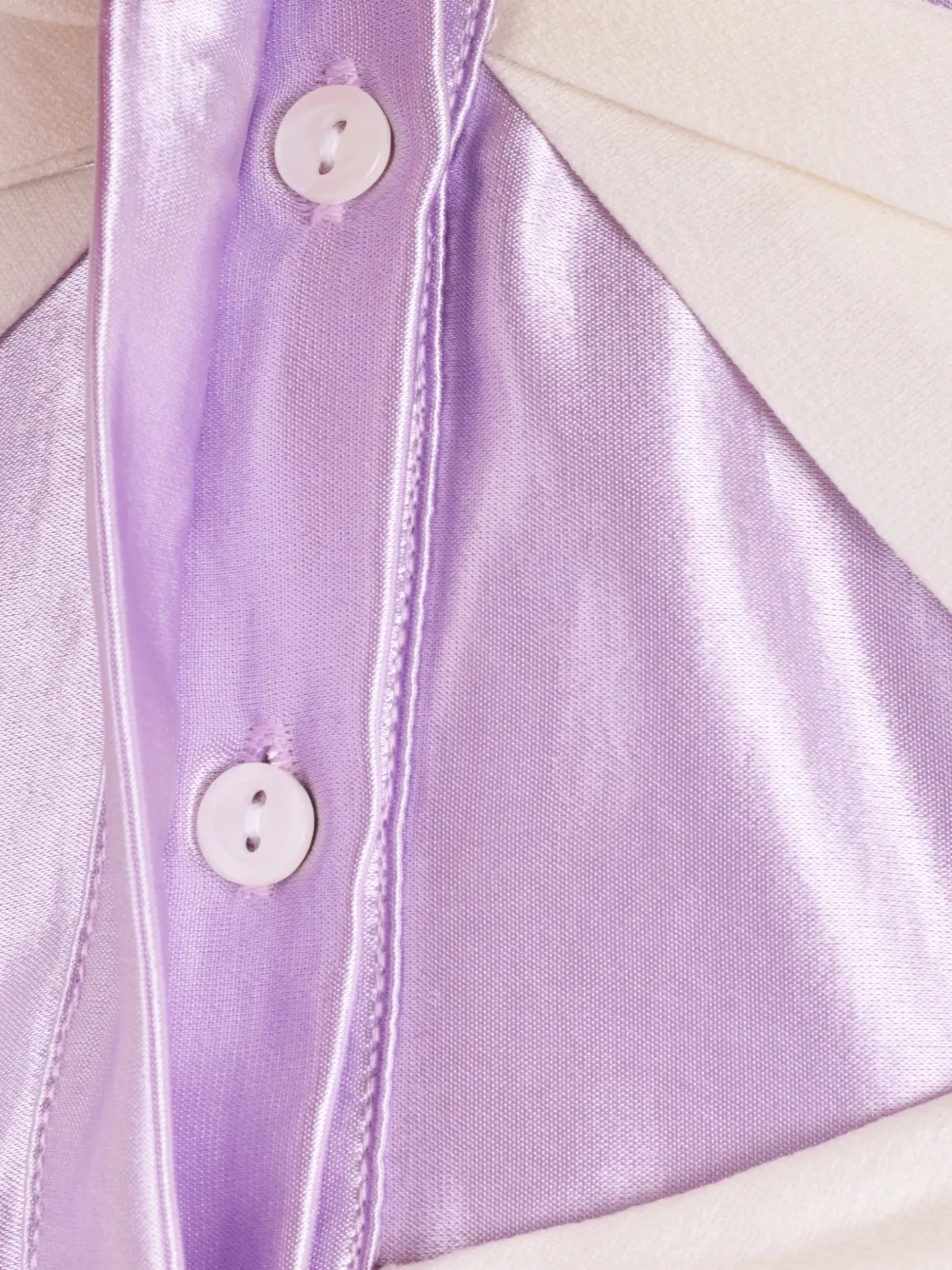 Hucklebones London Blousejurk verfraaid met strik Paars