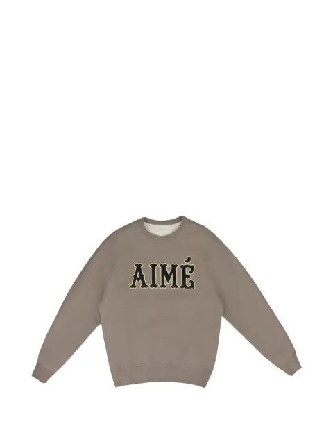 Aimé Leon Dore logo-appliqué crew-neck sweater