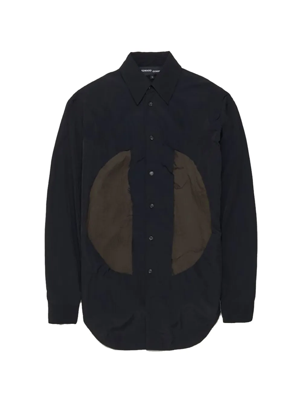 Edward Cuming Wet Lung Overshirt In Black