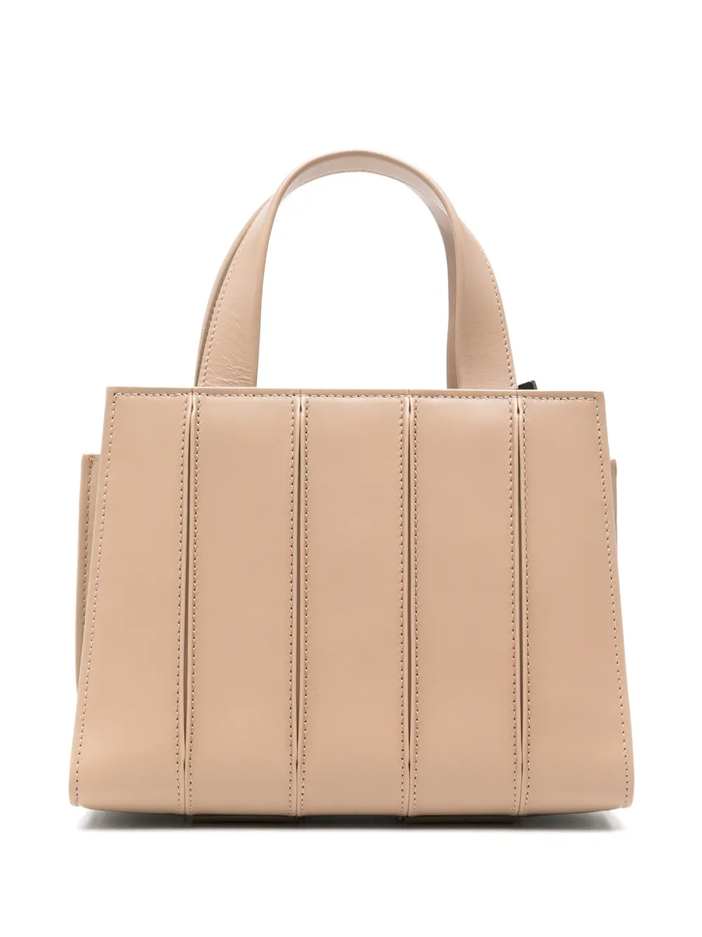 Max Mara Whitney panelled leather tote bag - Toni neutri