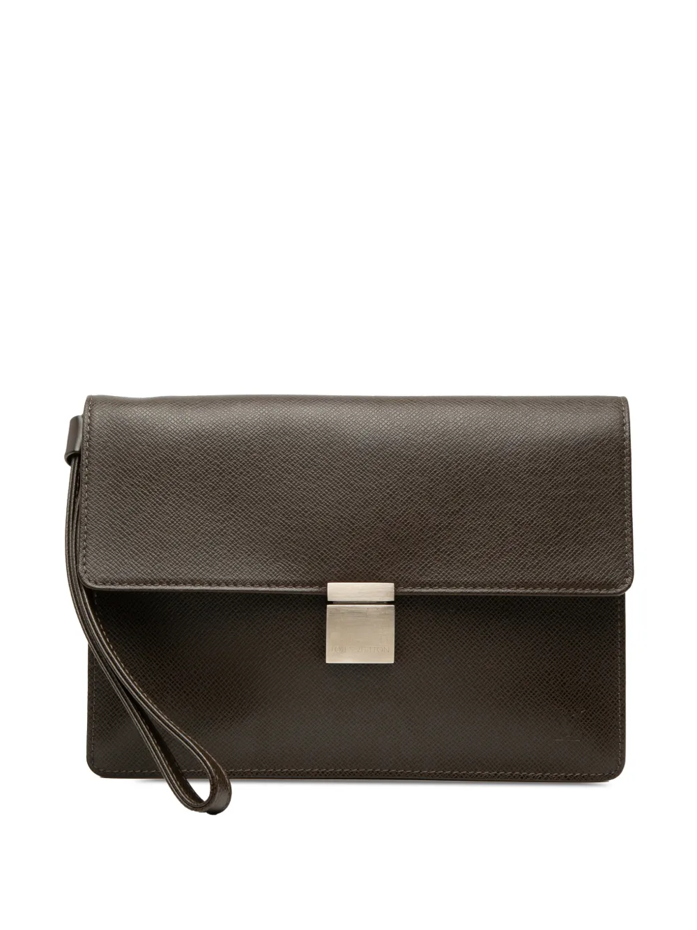 Louis Vuitton Pre-Owned 2006 Taiga Selenga Clutch - Braun