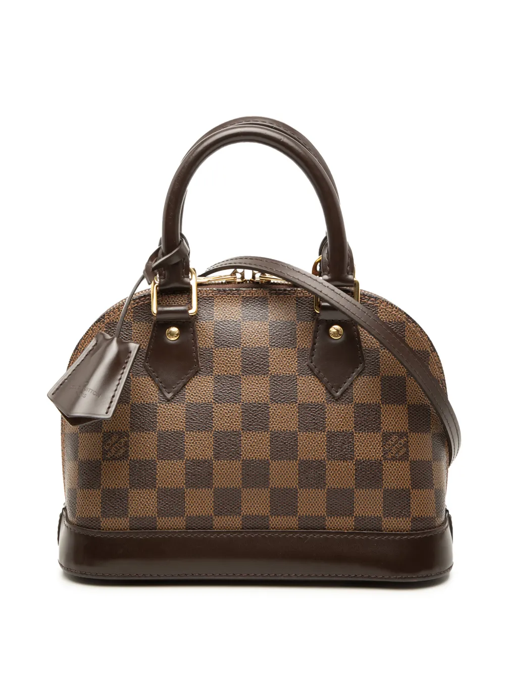 Louis Vuitton Pre-Owned 2013 Damier Ebene Alma BB satchel - Marrone