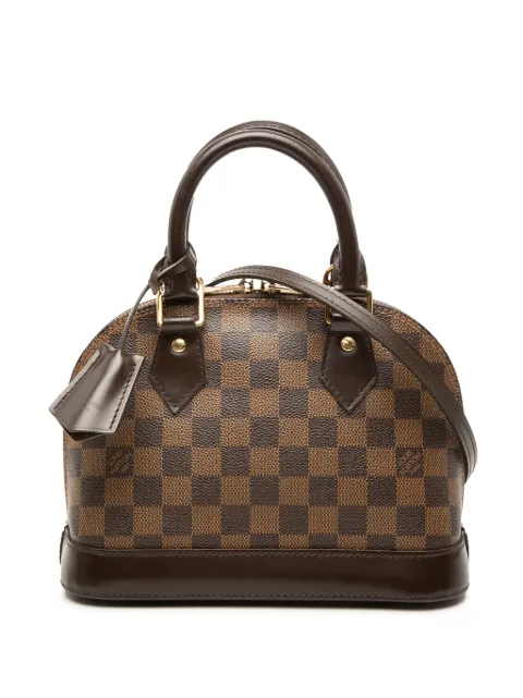 Louis Vuitton Pre-Owned 2013 Damier Ebene Alma BB satchel